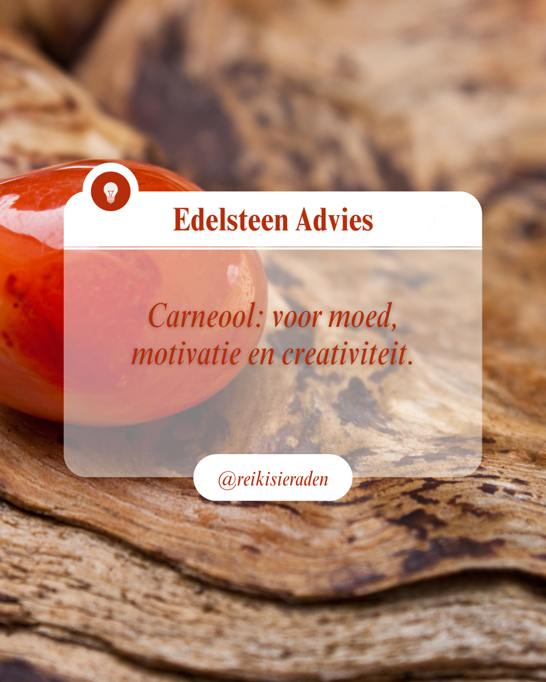 Carneool – De steen van kracht, vitaliteit en passie 🔥