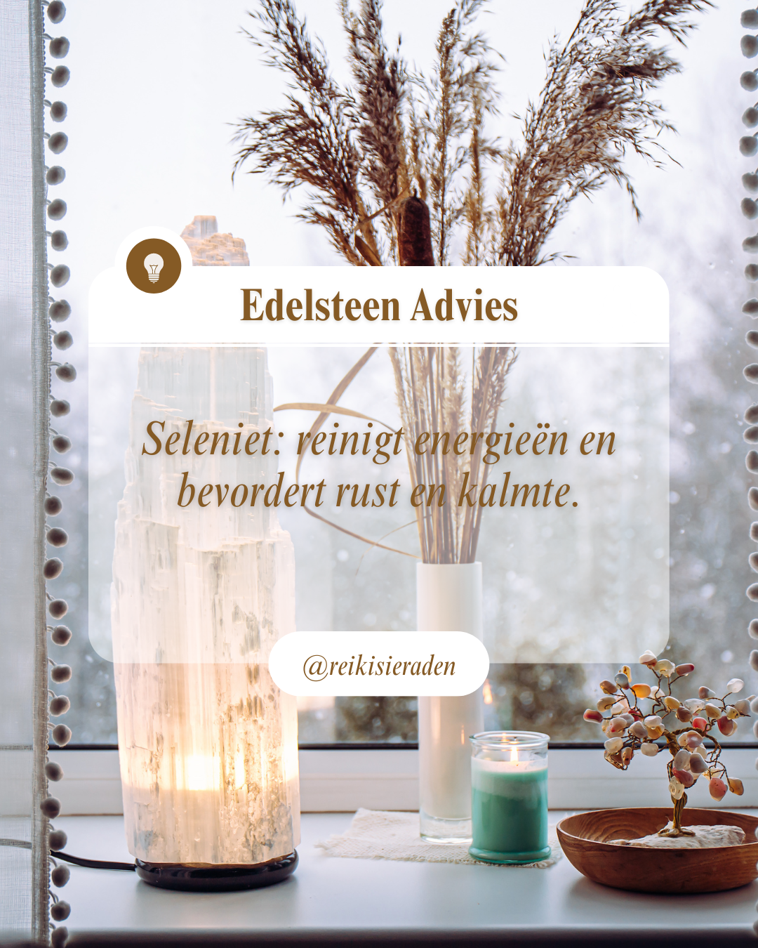 Seleniet – De steen van zuiverheid en heling 🌟