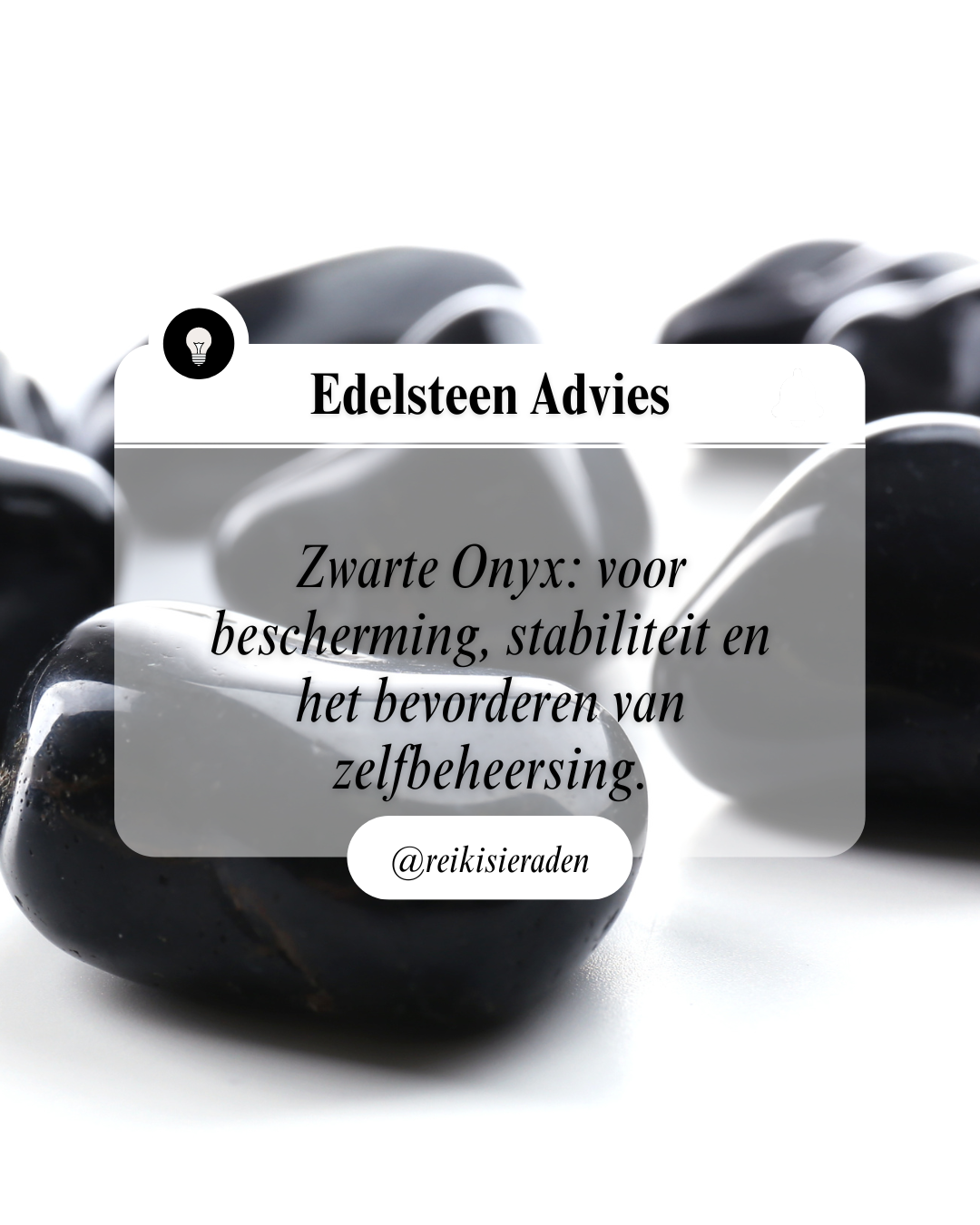 Zwarte Onyx – De steen van kracht, bescherming en aarding ⚫️