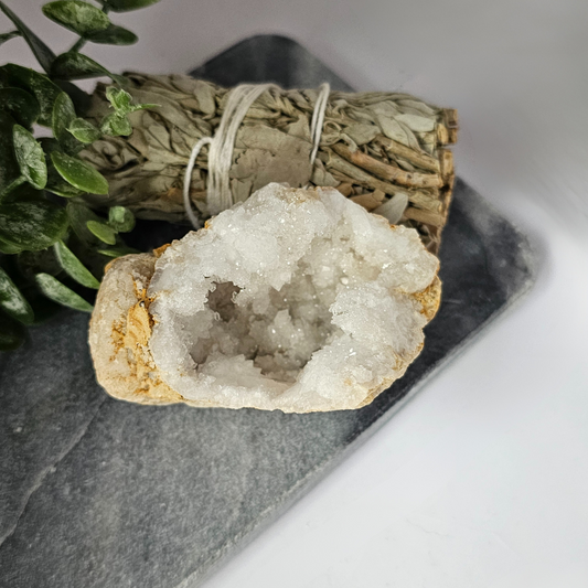 Bergkristal geode