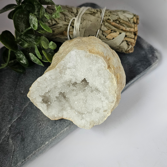 Bergkristal geode