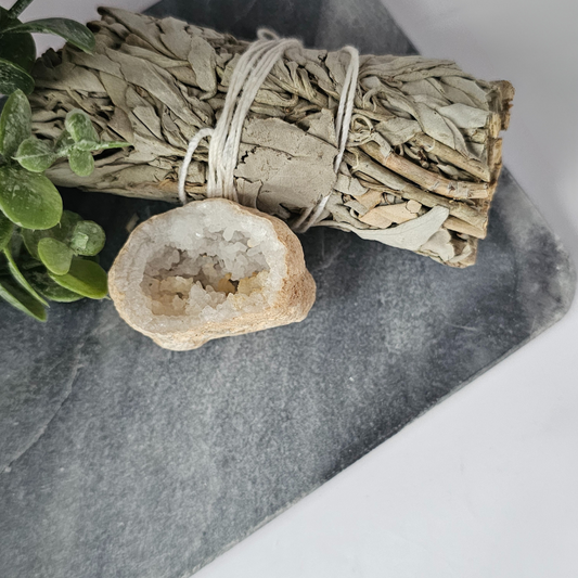 Bergkristal geode