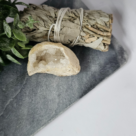 Bergkristal geode